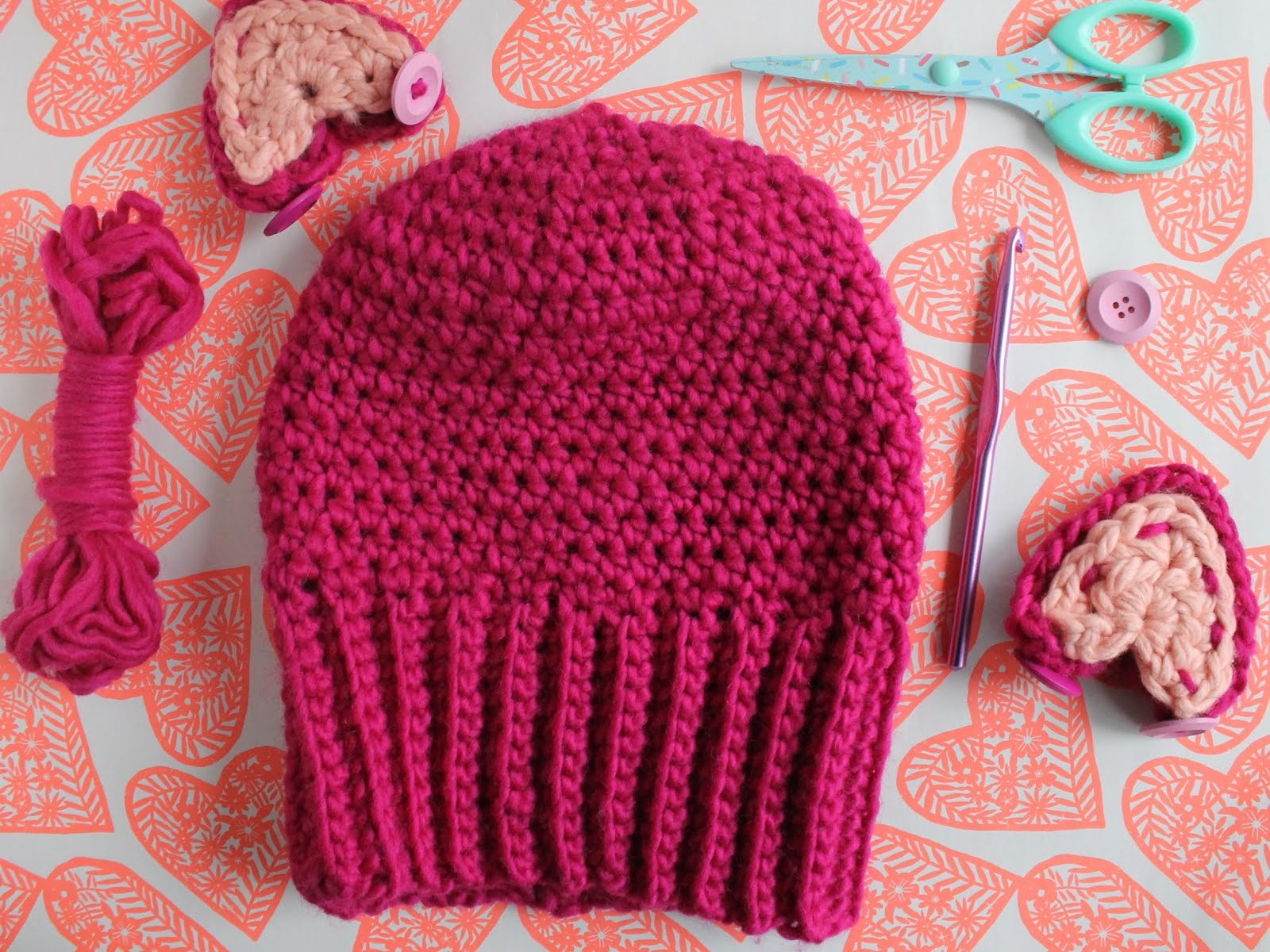Free pussy hat crochet pattern